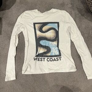 Artizia Denim Forum Graphic Long Sleeve Top